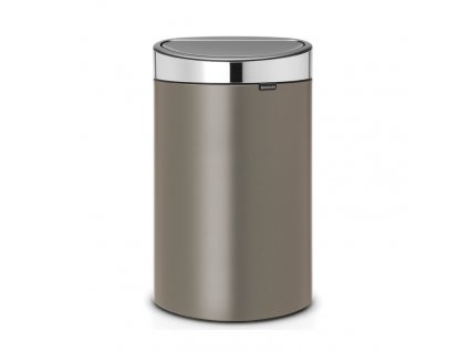 Touch prullenbak TOUCH BIN NEW 40 l, platina mat, Brabantia