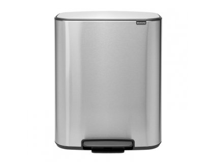 Pedaalemmer BO 60 l, mat staal, Brabantia