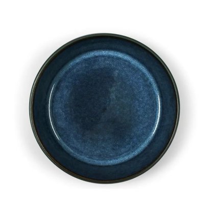 Serveerschaal 18 cm, zwart/donkerblauw, Bitz