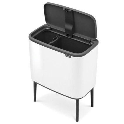 Touch prullenbak BO 11 + 23 l, wit, Brabantia