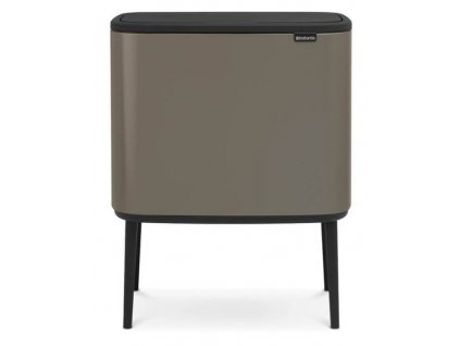 Touch prullenbak BO 3 x 11 l, platina, Brabantia