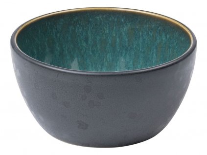 Serveerschaal 10 cm, zwart/groen, Bitz