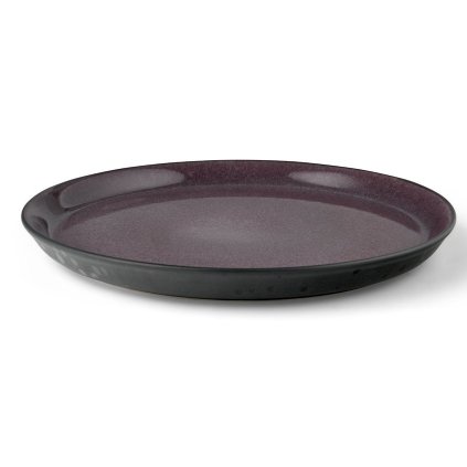 Dineerbord 27 cm, zwart/paars, Bitz