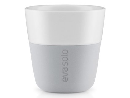 Espressokopje 80 ml, set van 2 stuks, met siliconen coating, lichtgrijs Eva Solo