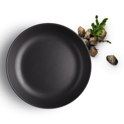 Diep bord NORDIC KITCHEN 20 cm, zwart, keramiek, Eva Solo