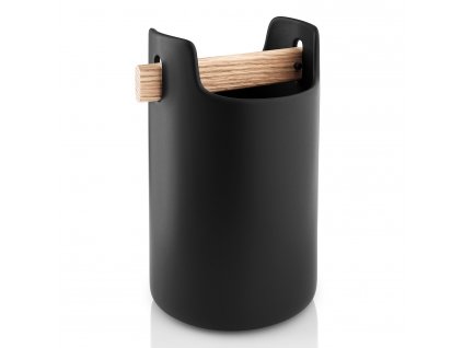 Pollepelhouder 20 cm, met houten handvat, zwart, Eva Solo