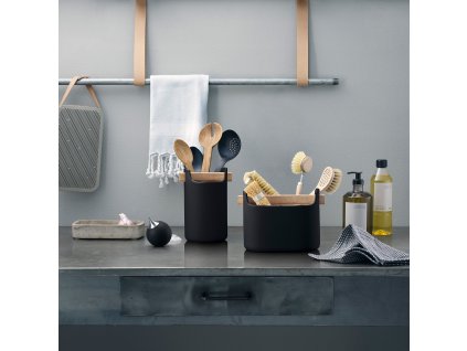 Zeepdispenser 150 ml, zwart, siliconen, Eva Solo