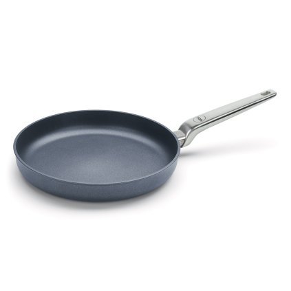 Koekenpan met anti-aanbaklaag DIAMOND LITTLE PRO 28 cm, met roestvrijstalen handvat, inductie, titanium, WOLL