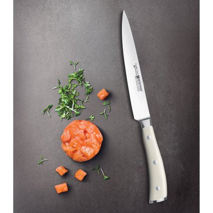 Universeel mes CLASSIC IKON 16 cm, crème, Wüsthof