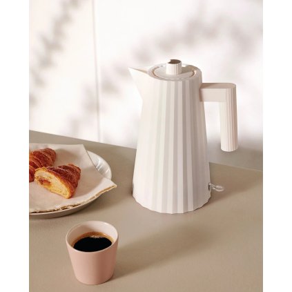 Waterkoker PLISSE 1,7 l, wit, Alessi