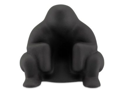 Deurstopper DEDE, 2 kg, zwart, Alessi