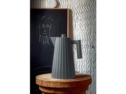 Waterkoker PLISSE 1,7 l, grijs, Alessi