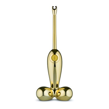 Gasaansteker FIREBIRD, goud, Alessi