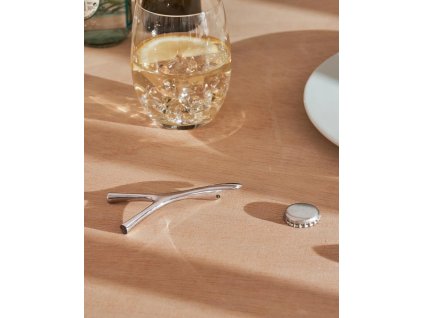 Flesopener VIRGULA 10 cm, roestvrij staal, Alessi