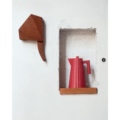 Waterkoker PLISSE 1,7 l, rood, Alessi