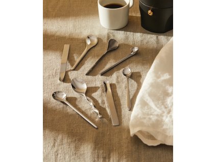 Thee-/koffielepeltje IL CAFFE/TE, set van 8 stuks, Alessi