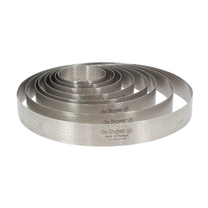 Bakring 7,5 cm, rond, RVS, de Buyer