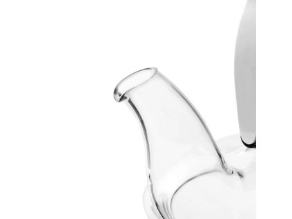 Theepot met infuser LEAF 500 ml, glas/roestvrij staal, Viva Scandinavia