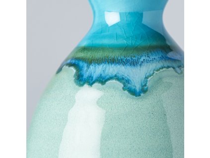 Sake-fles 350 ml, blauwgroen, MIJ