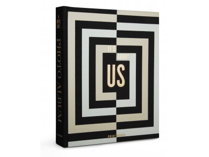 Fotoalbum IT'S ABOUT US, zwart, Printworks