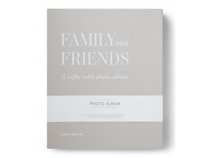 Fotoalbum FAMILY AND FRIENDS, zilver, Printworks