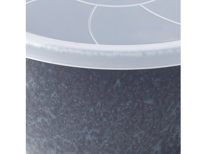 Eetkom BB BLACK 13 cm, 460 ml, met deksel, MIJ
