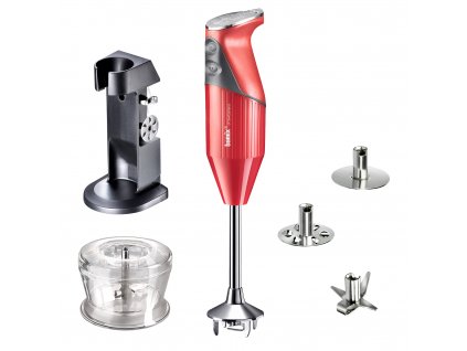 Staafmixer DELUXE type D, 200 W, rood, Bamix