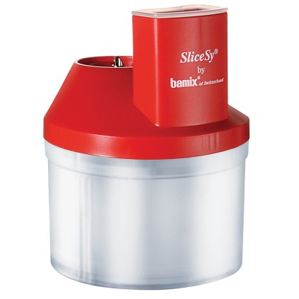 Hakmolen met accessoires SLICESY voor Bamix staafmixer, rood, Bamix