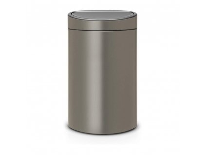 Touch prullenbak TOUCH BIN NEW 23 + 10 l, platina, Brabantia