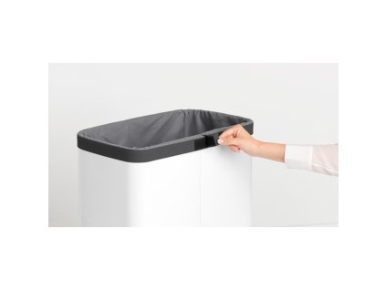 Reserve waszak voor de BO wasmand 60 l, grijs, Brabantia
