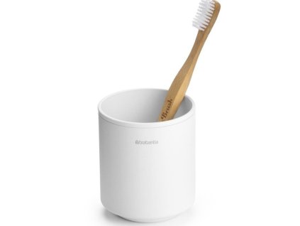 Tandenborstelbeker MINDSET, mineraal wit, Brabantia