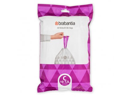 Vuilniszakken C PERFECTFIT 10-12 l, 40 stuks, Brabantia