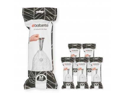 Vuilniszakken M PERFECTFIT 60 l, 120 stuks, Brabantia