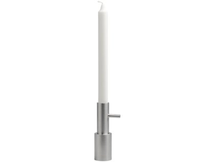 Kandelaar #2 13 cm, zilver, roestvrij staal, Fritz Hansen
