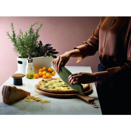 Pizza- en kruidenmes GREEN TOOL 37 cm, groen, staal/kunststof, Eva Solo