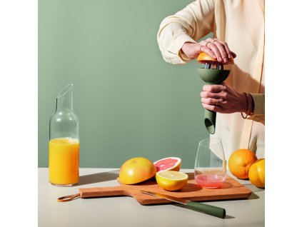 Citruspers GREEN TOOL 22 cm, groen, roestvrij staal/kunststof, Eva Solo
