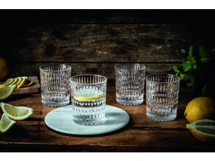 Whiskyglas (set) ETHNO, 4 stuks, 294 ml, helder, Nachtmann