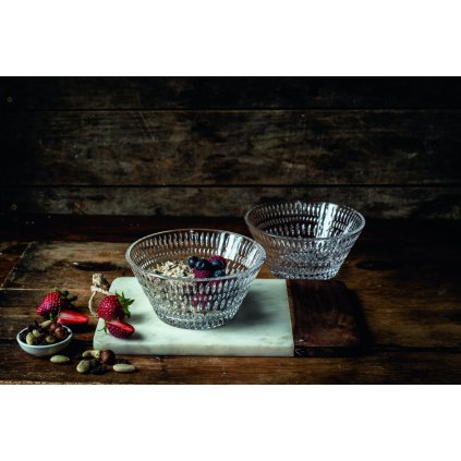 Schaal (set) ETHNO, 2 stuks, 16 cm, helder, glas, Nachtmann