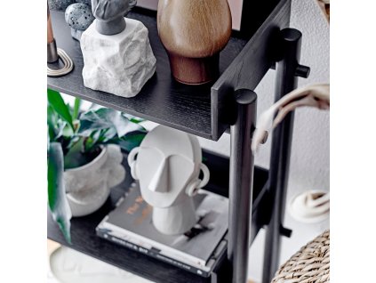 Decoratie LUELLE 24 cm, wit, kunststof, Bloomingville