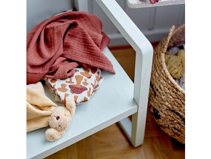 Kinderdeken (set) MUSLIN 66 x 66 cm, 5-delig, katoen, Bloomingville