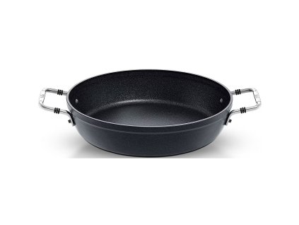 Serveerpan ADAMANT 28 cm, zwart, aluminium, Fissler
