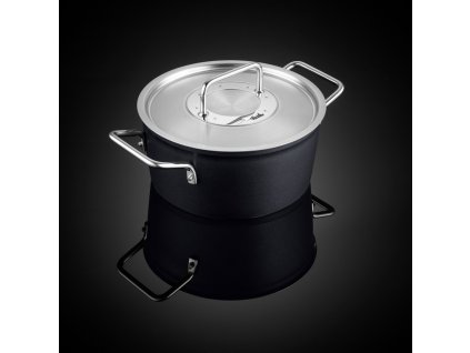 Braadpan ADAMANT 20 cm, zwart, aluminium, Fissler