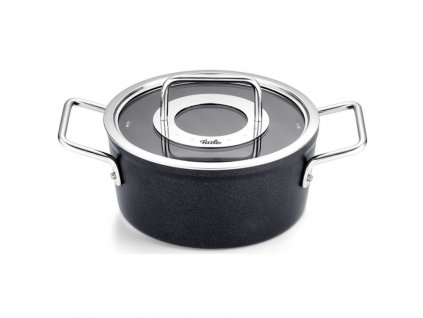 Braadpan ADAMANT 18 cm, zwart, aluminium, Fissler