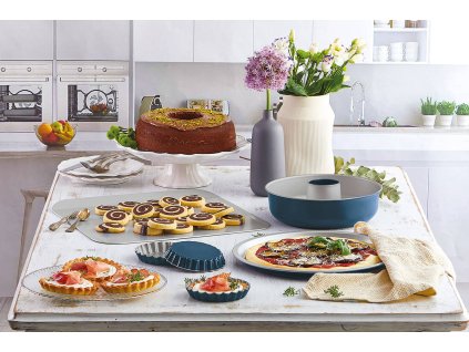Broodvorm XBAKE 25 cm, blauw, staal, Guardini