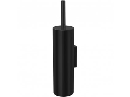 Toiletborstel met houder TUBO 40 cm, wandbevestiging, zwart, roestvrij staal, Zack