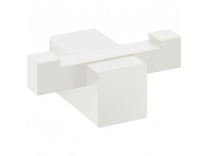 
                    
                          Handdoekhaakje CARVO 6 cm, dubbel, wit, roestvrij staal, Zack                    
                