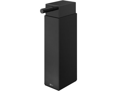 Zeepdispenser LINEA 190 ml, staand, zwart, roestvrij staal, Zack