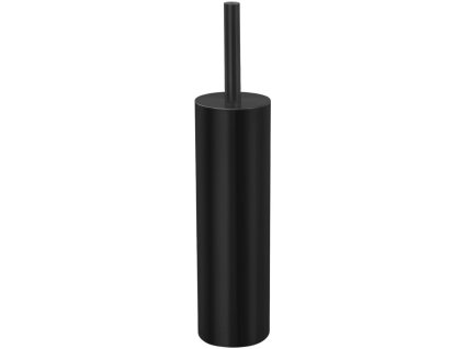 Toiletborstel met houder TUBO 40 cm, staand, zwart, roestvrij staal, Zack
