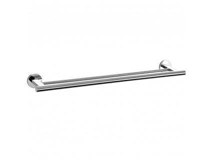 Handdoekenrek SCALA 66 cm, dubbel, gepolijst, roestvrij staal, Zack