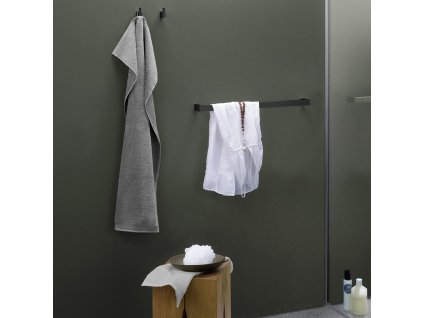 Handdoekenrek LINEA 61 cm, zwart, roestvrij staal, Zack